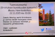 Tuomiosunnuntain messu